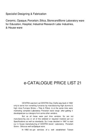 Catalogue cover
